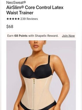 Waist trainer - ShapeLLX Airslim Core Control. NWT